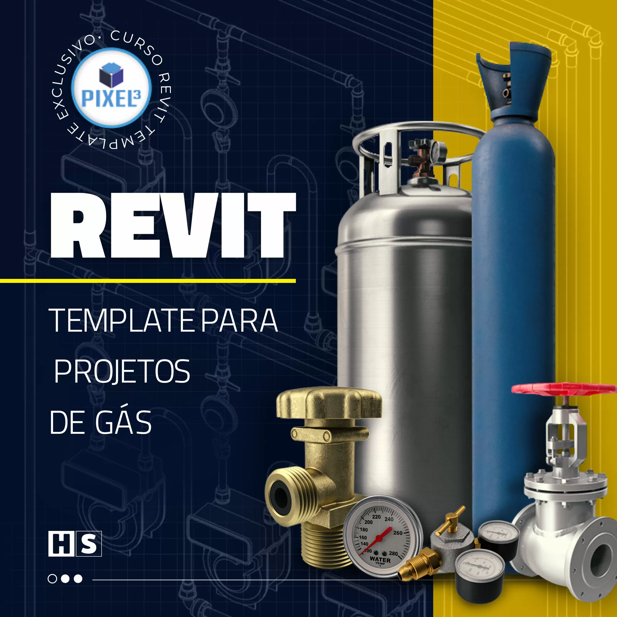 REVIT – Template Gás